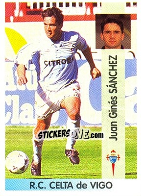 Sticker Juan Ginés Sánchez Moreno - Liga Spagnola 1996-1997 n. 173 - Panini