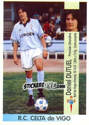 Figurina Daniel Maurice Dutuel - Liga Spagnola 1996-1997 - Panini
