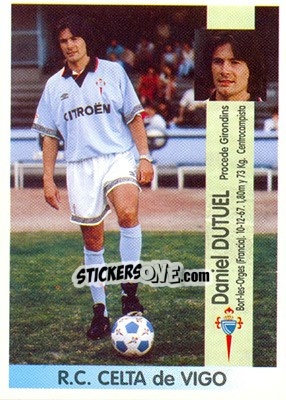 Sticker Daniel Maurice Dutuel - Liga Spagnola 1996-1997 n. 175a - Panini