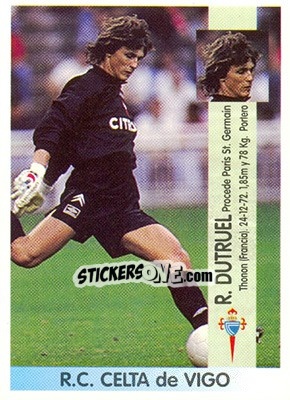 Sticker Richard Philippe Dutruel - Liga Spagnola 1996-1997 n. 176a - Panini