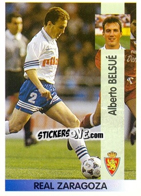 Cromo Alberto Belsué Arias - Liga Spagnola 1996-1997 - Panini