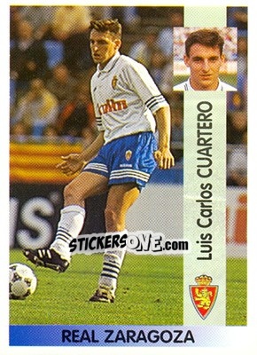 Cromo Luis Carlos Cuartero Laforga - Liga Spagnola 1996-1997 - Panini