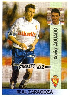 Sticker Xavier Aguado Companys - Liga Spagnola 1996-1997 n. 180 - Panini