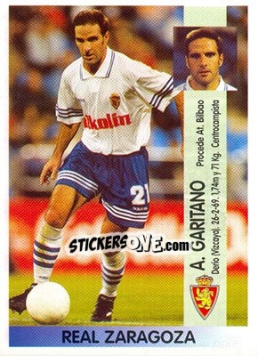 Cromo Ander Garitano Urkizu - Liga Spagnola 1996-1997 - Panini