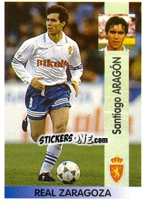 Figurina Santiago Aragón Martínez - Liga Spagnola 1996-1997 - Panini