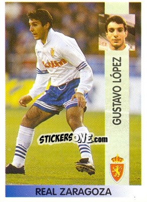 Figurina Gustavo Adrián López Pablos - Liga Spagnola 1996-1997 - Panini