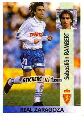 Cromo Sebastián Pascal Rambert - Liga Spagnola 1996-1997 - Panini
