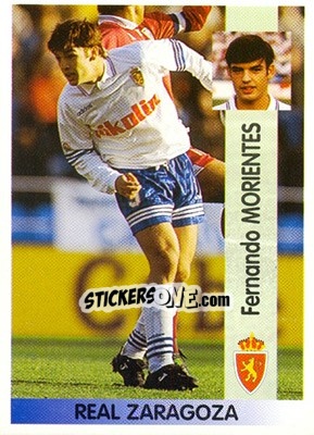 Cromo Fernando Morientes Sánchez - Liga Spagnola 1996-1997 - Panini