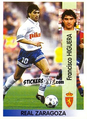 Cromo Francisco Higuera Fernández - Liga Spagnola 1996-1997 - Panini