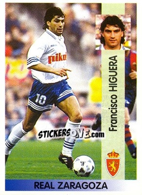 Figurina Francisco Higuera Fernández - Liga Spagnola 1996-1997 - Panini