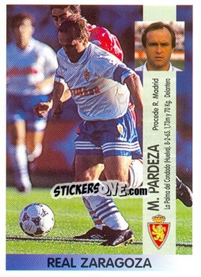 Sticker Miguel Pardeza Pichardo - Liga Spagnola 1996-1997 n. 191a - Panini