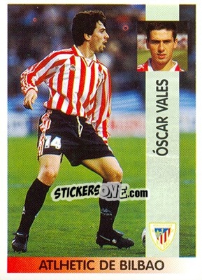 Cromo Óskar Vales Varela - Liga Spagnola 1996-1997 - Panini