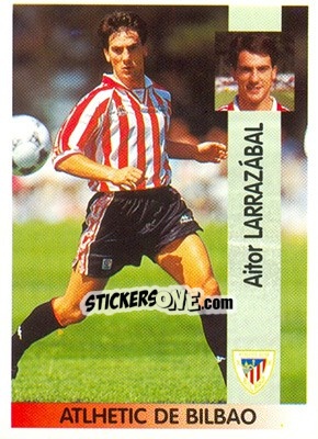 Sticker Aitor Larrazábal Bilbao - Liga Spagnola 1996-1997 - Panini