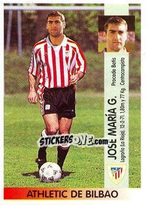 Sticker José María García Lafuente - Liga Spagnola 1996-1997 n. 199a - Panini