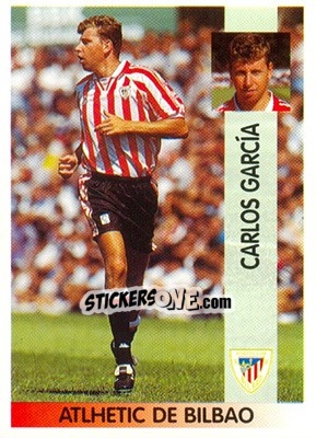 Cromo Carlos García García - Liga Spagnola 1996-1997 - Panini