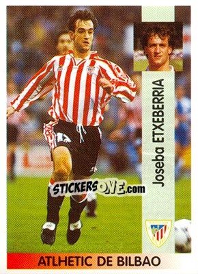 Cromo Joseba Etxeberría Lizardi - Liga Spagnola 1996-1997 - Panini