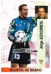 Sticker Jorge Aizkorreta Jurado - Liga Spagnola 1996-1997 n. 208 - Panini
