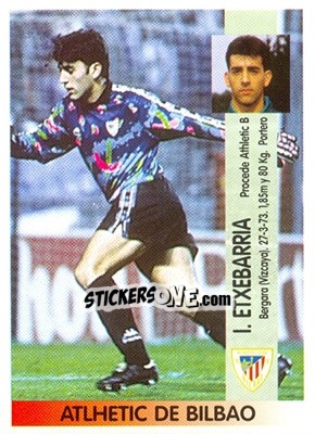 Cromo Imanol Etxeberría Egaña - Liga Spagnola 1996-1997 - Panini