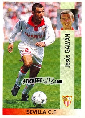 Figurina Jesús Galván Carrillo - Liga Spagnola 1996-1997 - Panini