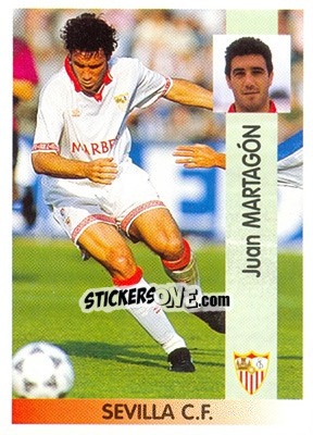 Cromo Juan Martagón Romero - Liga Spagnola 1996-1997 - Panini