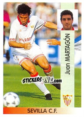Sticker Juan Martagón Romero - Liga Spagnola 1996-1997 n. 214 - Panini