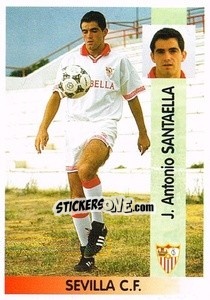 Sticker Juan Antonio Santaella Rando - Liga Spagnola 1996-1997 - Panini