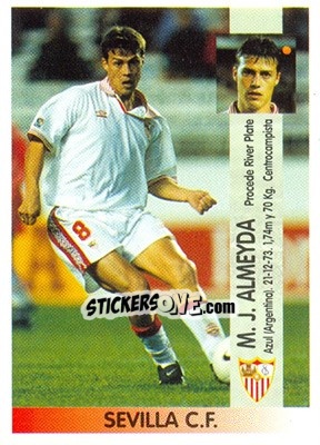 Cromo Matías Jesús Almeyda - Liga Spagnola 1996-1997 - Panini