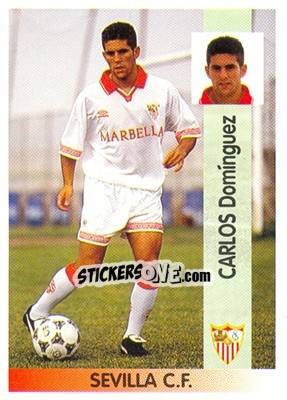 Sticker Carlos Domínguez Domínguez - Liga Spagnola 1996-1997 - Panini