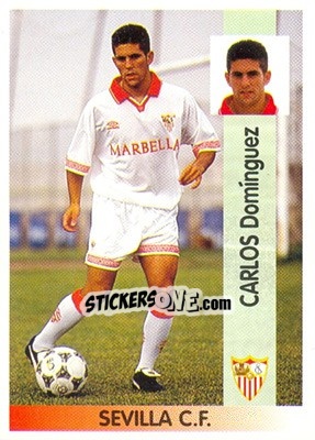 Sticker Carlos Domínguez Domínguez - Liga Spagnola 1996-1997 n. 221 - Panini