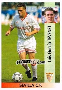 Sticker Luis García Tevenet - Liga Spagnola 1996-1997 n. 222 - Panini