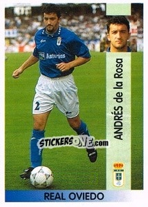 Cromo Andrés De la Rosa Bolaños - Liga Spagnola 1996-1997 - Panini
