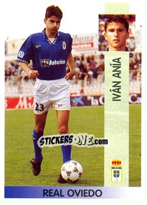 Cromo Iván Ania Cadavieco - Liga Spagnola 1996-1997 - Panini
