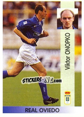 Sticker Viktor Savelyevich Onopko - Liga Spagnola 1996-1997 n. 233 - Panini