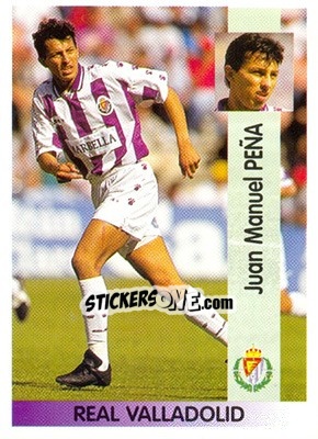Cromo Juan Manuel Peña Montano - Liga Spagnola 1996-1997 - Panini