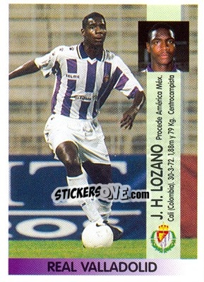 Figurina John Harold Lozano Prado - Liga Spagnola 1996-1997 - Panini