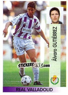Cromo Álvaro Gutiérrez Felscher - Liga Spagnola 1996-1997 - Panini