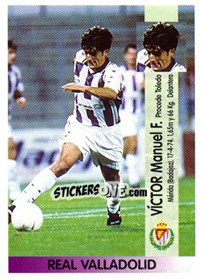 Sticker Víctor Manuel Fernández Gutiérrez - Liga Spagnola 1996-1997 n. 255a - Panini