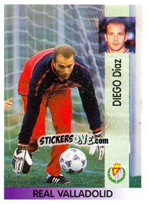 Cromo Diego Díaz Garrido - Liga Spagnola 1996-1997 - Panini