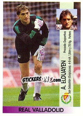 Sticker Agustín De Carlos Elduayen - Liga Spagnola 1996-1997 - Panini