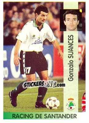 Figurina Gontzal Suances Begeria - Liga Spagnola 1996-1997 - Panini