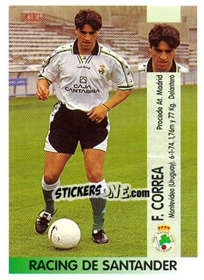 Sticker Fernando Edgardo Correa Ayala - Liga Spagnola 1996-1997 n. 268a - Panini