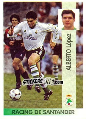 Cromo Alberto López Moreno - Liga Spagnola 1996-1997 - Panini