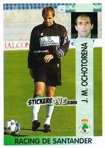 Cromo José Manuel Otxotorena Santacruz - Liga Spagnola 1996-1997 - Panini