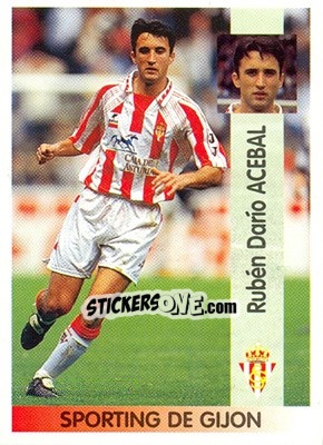Cromo Rubén Darío Acebal Vázquez - Liga Spagnola 1996-1997 - Panini