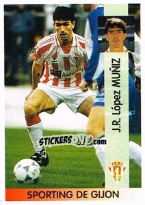 Cromo Juan Ramón López Muñiz