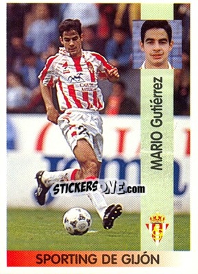 Sticker Mario Gutiérrez Cotelo - Liga Spagnola 1996-1997 - Panini