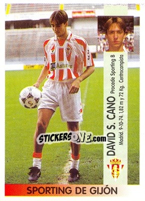 Sticker David Sánchez Cano - Liga Spagnola 1996-1997 n. 280a - Panini