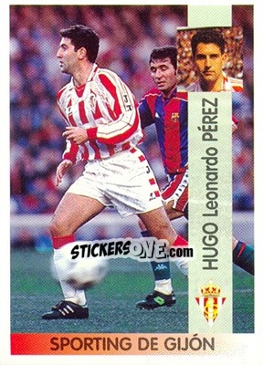 Sticker Hugo Leonardo Pérez - Liga Spagnola 1996-1997 n. 282 - Panini