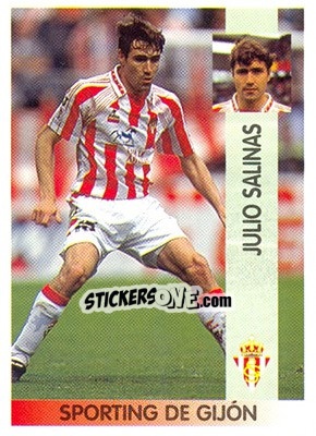 Figurina Julio Salinas Fernández - Liga Spagnola 1996-1997 - Panini