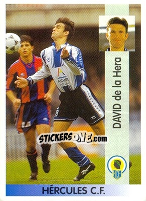 Sticker David De la Hera Baños - Liga Spagnola 1996-1997 - Panini